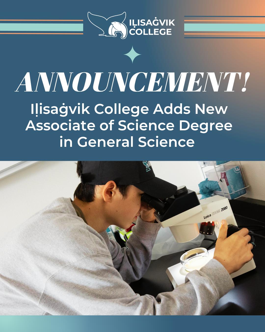 Press Release image for new Associate of Science Degree in General Science