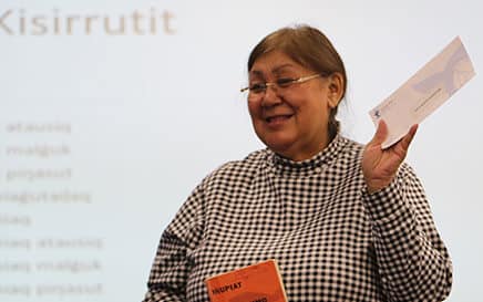 Alaska Native Elder teaches Iñupiaq Words