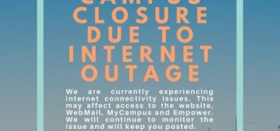 Internet outage