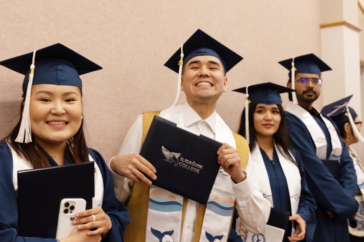 Photo of Ilisagvik graduates.